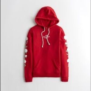 Hollister red hoodie